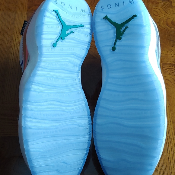 *SOLD*Air Jordan 10 Retro Wings White Clover Sz 12 - Picture 4 of 8